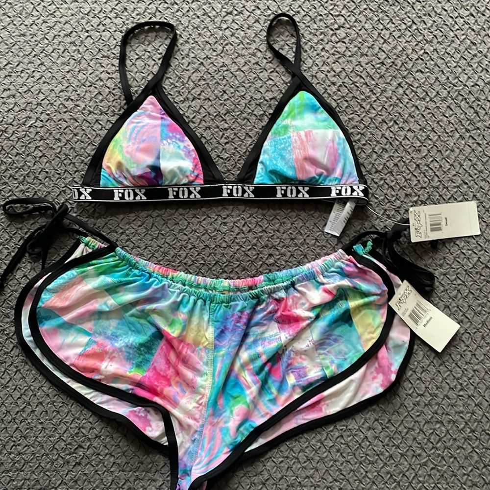 FOX RACING BIKINI SET NWT Top:S Bottom:M
